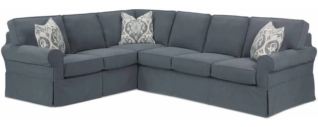 Rowe C396-Sect Masquerade Slipcover Sectional Sofa Rowe C396-Sect Masquerade Slipcover Sectional Sofa