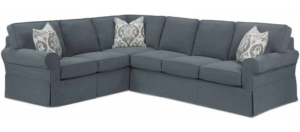Rowe C396-Sect Masquerade Slipcover Sectional Sofa Rowe C396-Sect Masquerade Slipcover Sectional Sofa