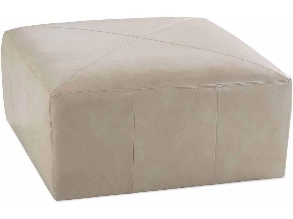 Rowe Miles-L-005  Miles Leather Ottoman