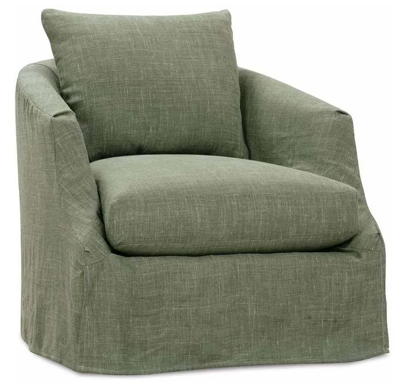 Rowe P801-SLIP-016 Emmerson Slipcover Swivel Chair Rowe P801-SLIP-016 Emmerson Slipcover Swivel Chair