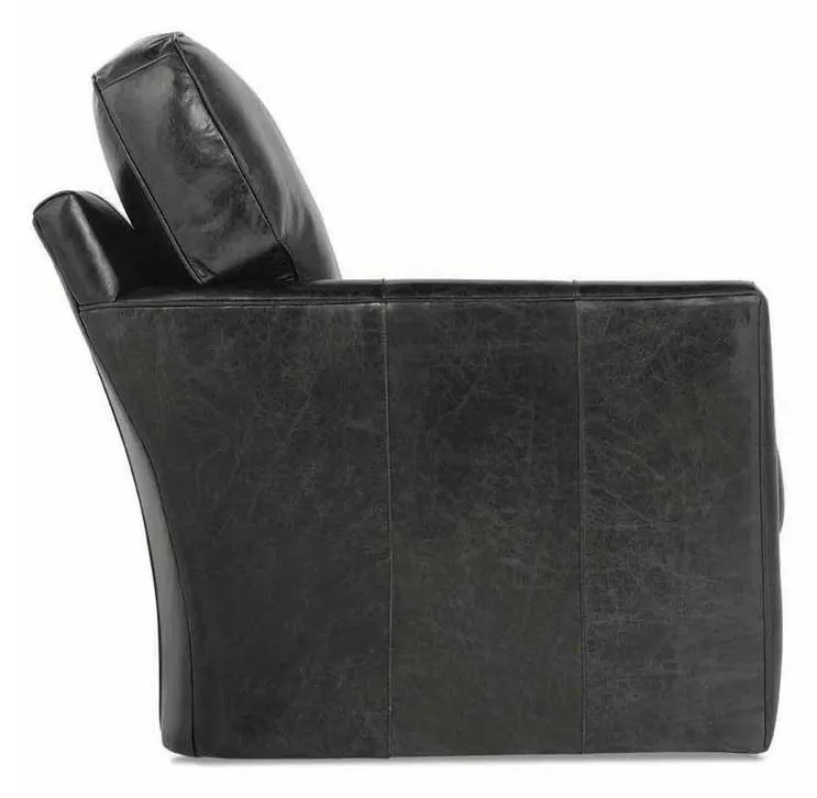Rowe P340-L-016 Evan Leather Swivel Chair Rowe P340-L-016 Evan Leather Swivel Chair