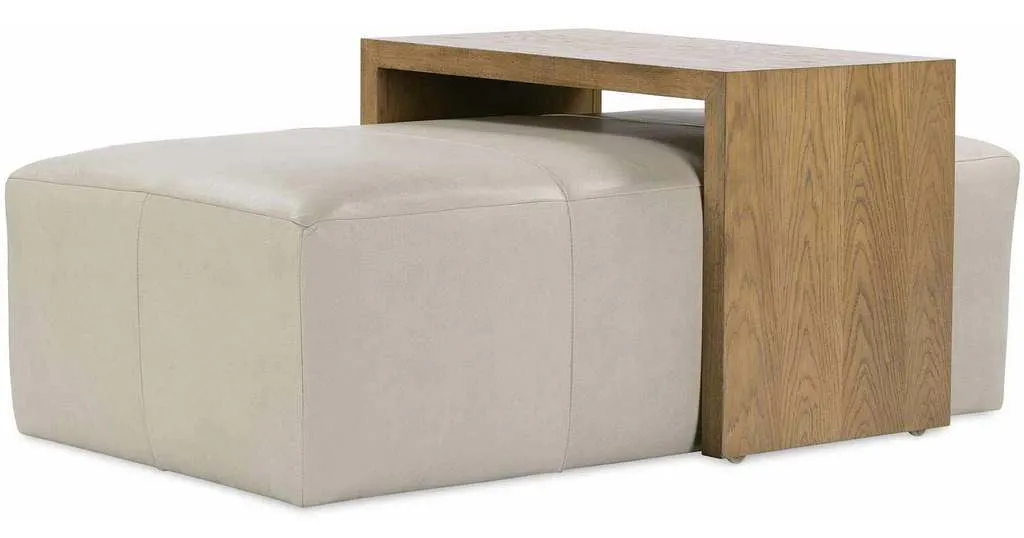 Rowe P870-l-005 Macon Leather Ottoman Rowe P870-l-005 Macon Leather Ottoman