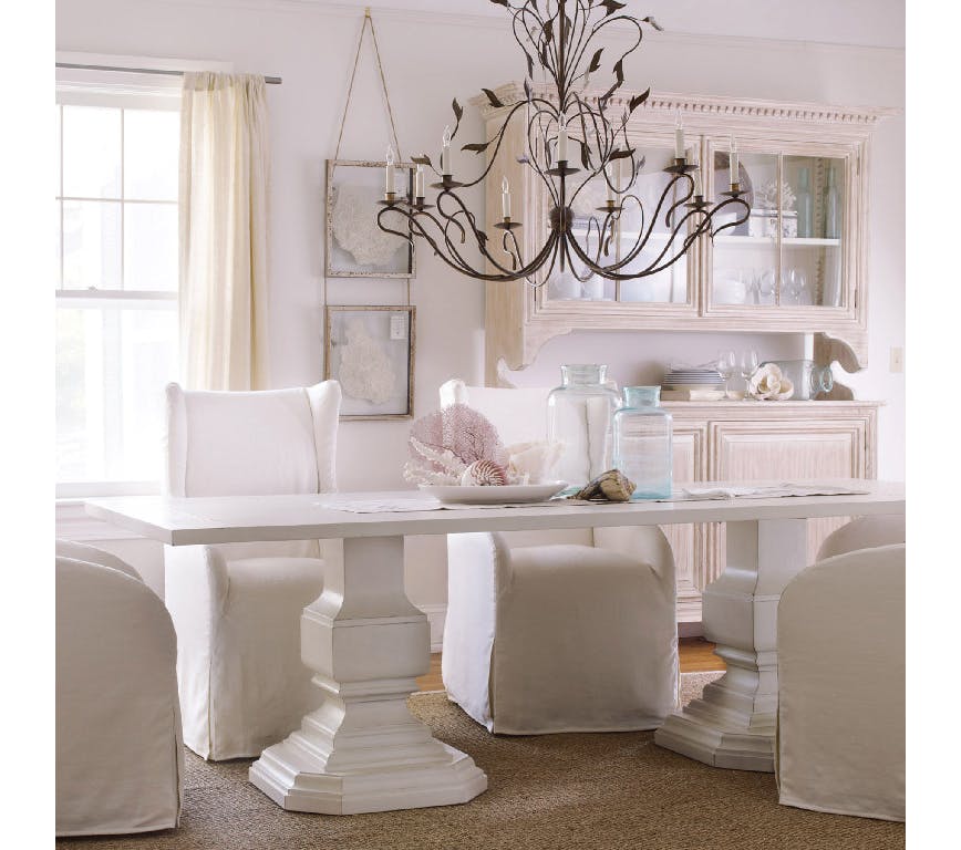 Somerset Bay SB186 Double Pedestal Killington Dining Table Somerset Bay SB186 Double Pedestal Killington Dining Table