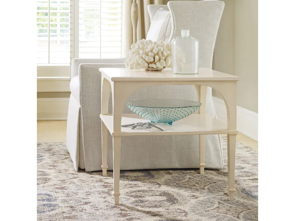Somerset Bay SB262  Bellport Bay End Table With Shelf