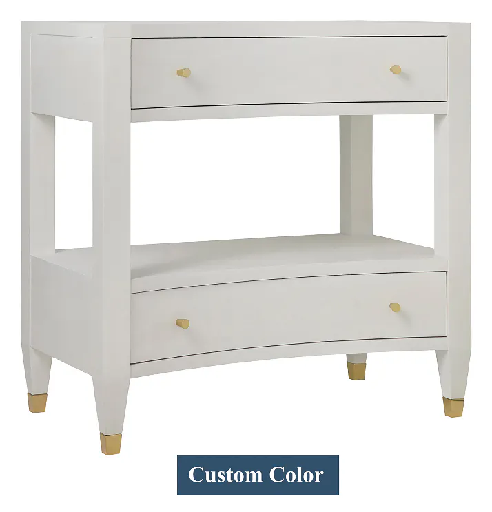 Somerset Bay SBN964 Concave Two Drawer Nightstand Somerset Bay SBN964 Concave Two Drawer Nightstand