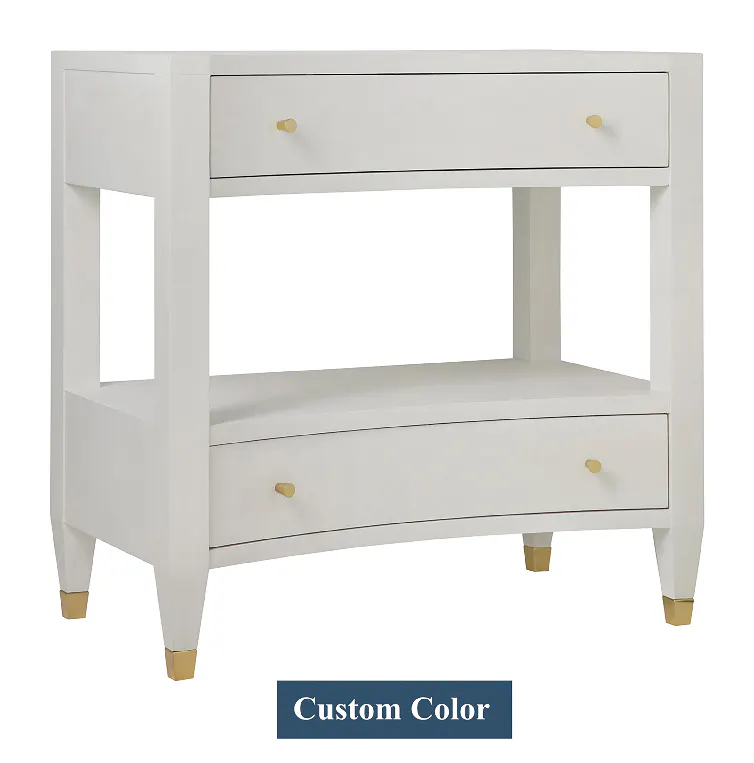Somerset Bay SBN964 Concave Two Drawer Nightstand Somerset Bay SBN964 Concave Two Drawer Nightstand
