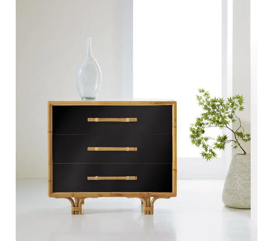Somerset Bay SBT453-B Bamboo Bedside Chest Ebony Somerset Bay SBT453-B Bamboo Bedside Chest Ebony