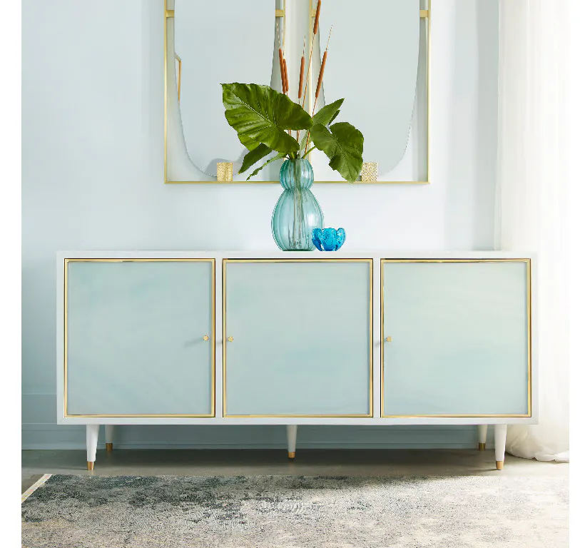 Somerset Bay SBT472 Seaglass Three Door Credenza Somerset Bay SBT472 Seaglass Three Door Credenza