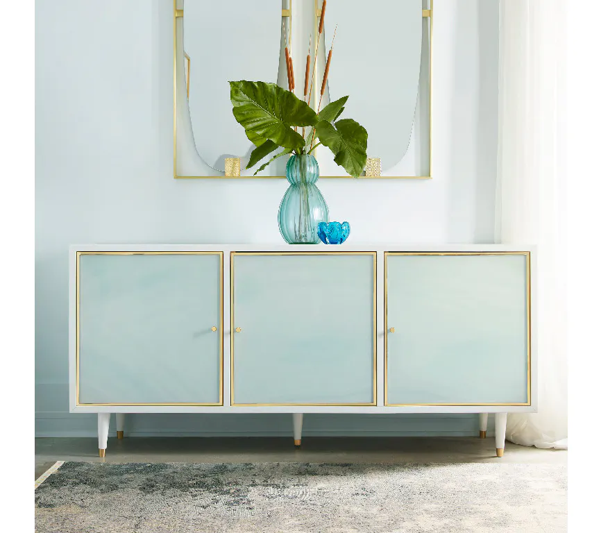 Somerset Bay SBT472 Seaglass Three Door Credenza Somerset Bay SBT472 Seaglass Three Door Credenza
