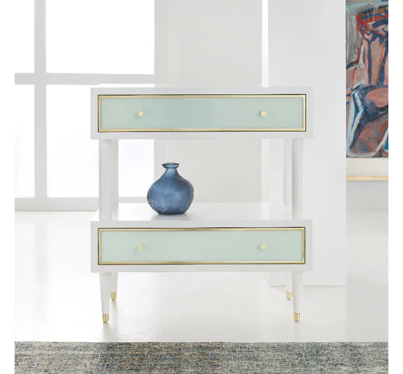 Somerset Bay SBT488 Seaglass Two Tier Nightstand Somerset Bay SBT488 Seaglass Two Tier Nightstand