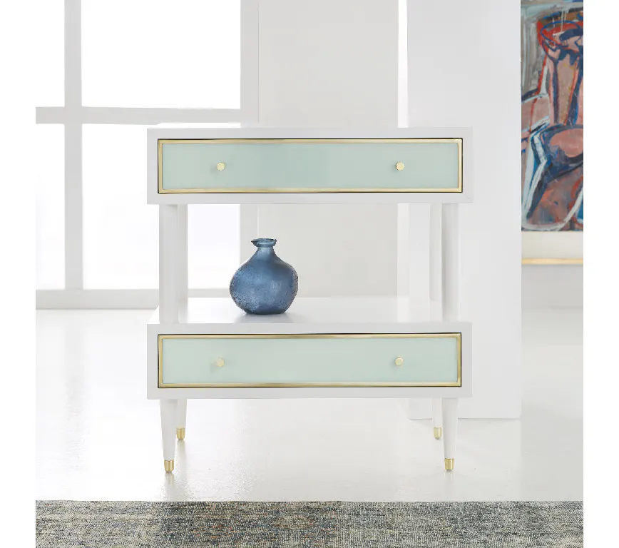Somerset Bay SBT488 Seaglass Two Tier Nightstand Somerset Bay SBT488 Seaglass Two Tier Nightstand