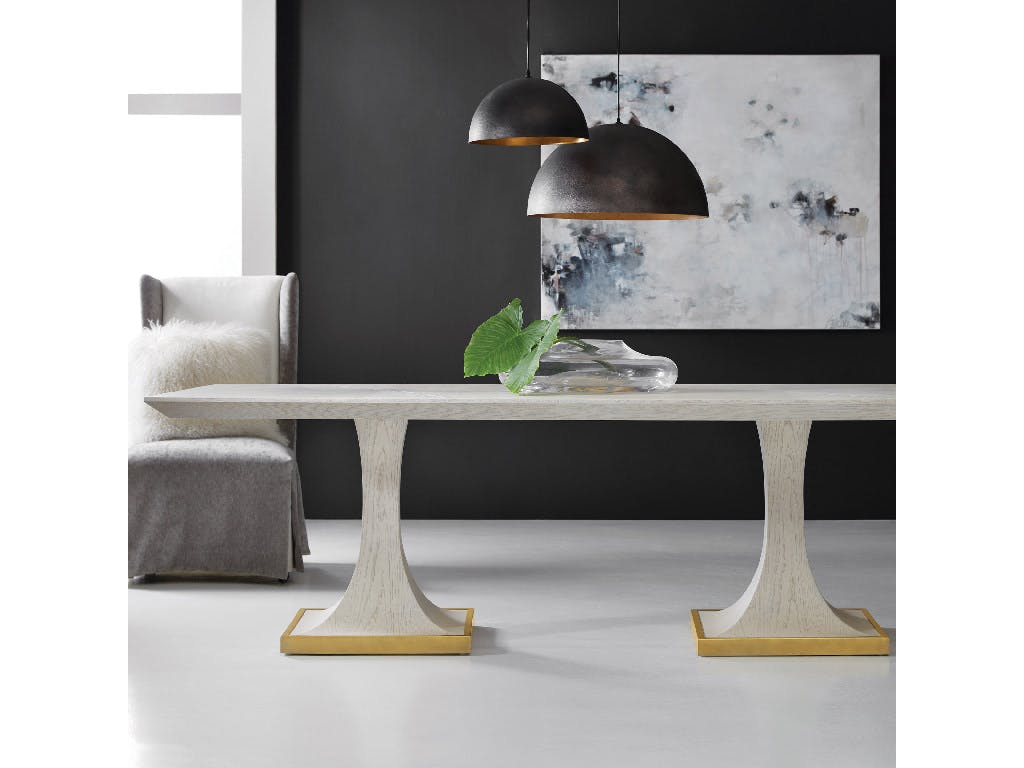 Somerset Bay SBT521  Windward Dbl Ped Dining Table