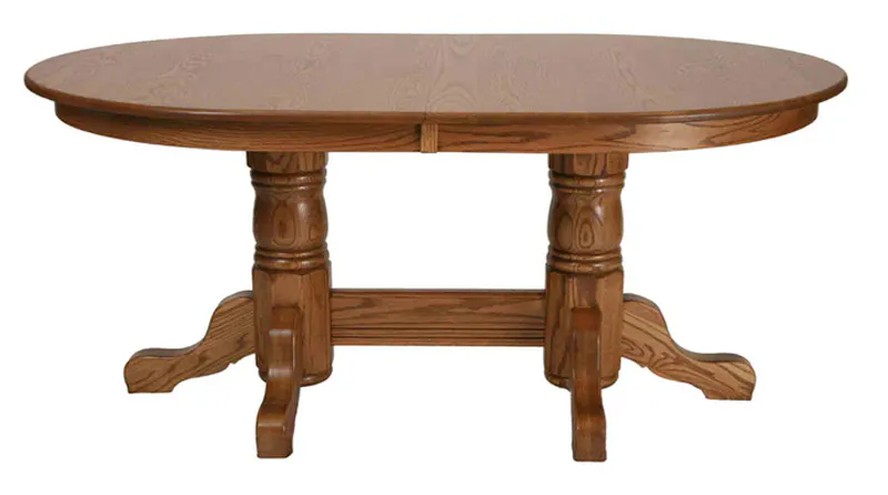 Still Fork 11TD40060 Pedestal Tables Turned Double Pedestal Table Still Fork 11TD40060 Pedestal Tables Turned Double Pedestal Table