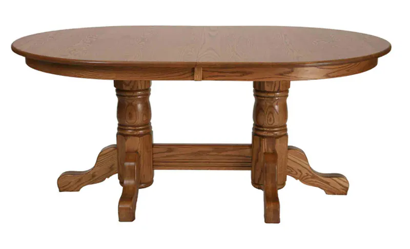 Still Fork 11TD40060 Pedestal Tables Turned Double Pedestal Table Still Fork 11TD40060 Pedestal Tables Turned Double Pedestal Table