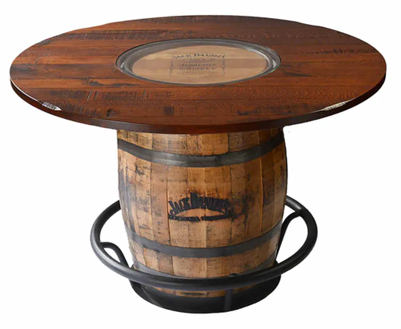 Still Fork 11WB54054 Pedestal Tables Whiskey Barrel Table Still Fork 11WB54054 Pedestal Tables Whiskey Barrel Table