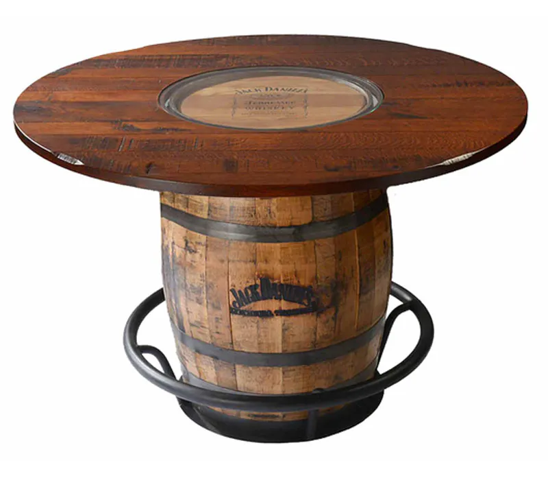 Still Fork 11WB54054 Pedestal Tables Whiskey Barrel Table Still Fork 11WB54054 Pedestal Tables Whiskey Barrel Table