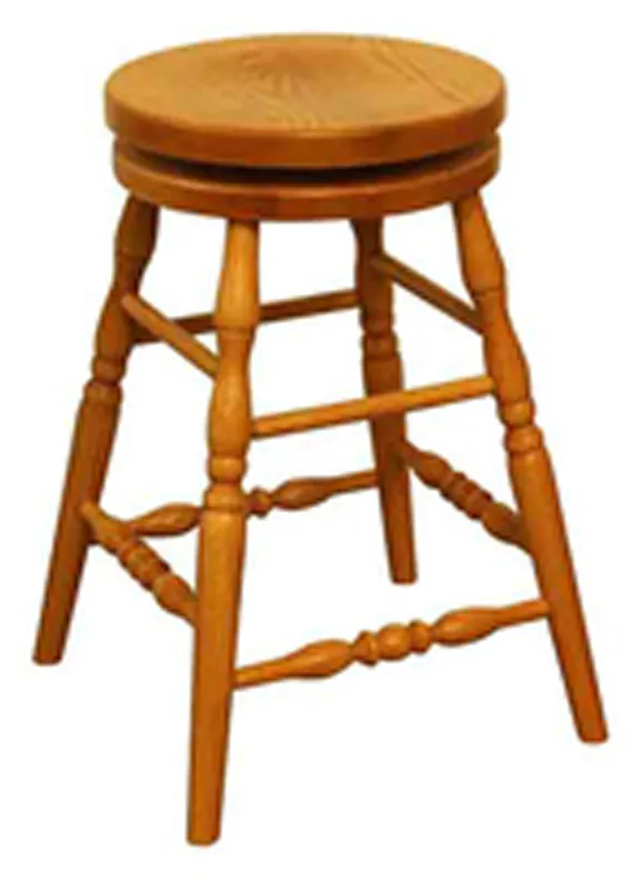 Still Fork 210014 Backless Stools Turned Leg 24 inch Still Fork 210014 Backless Stools Turned Leg 24 inch