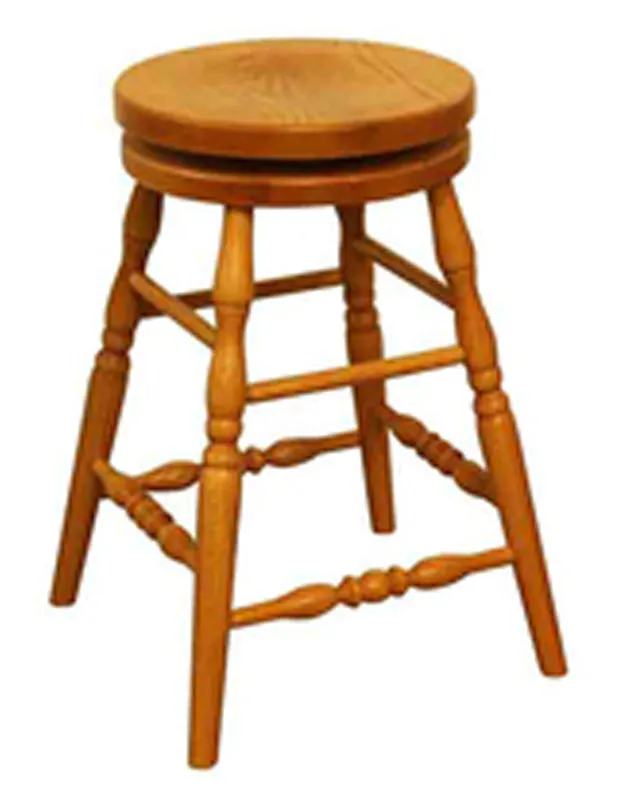 Still Fork 210014 Backless Stools Turned Leg 24 inch Still Fork 210014 Backless Stools Turned Leg 24 inch
