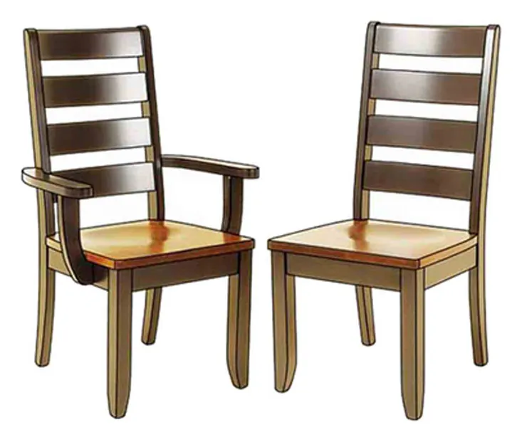 Still Fork 231020 Chairs and Stools Casual Ladderback Side Chair Still Fork 231020 Chairs and Stools Casual Ladderback Side Chair