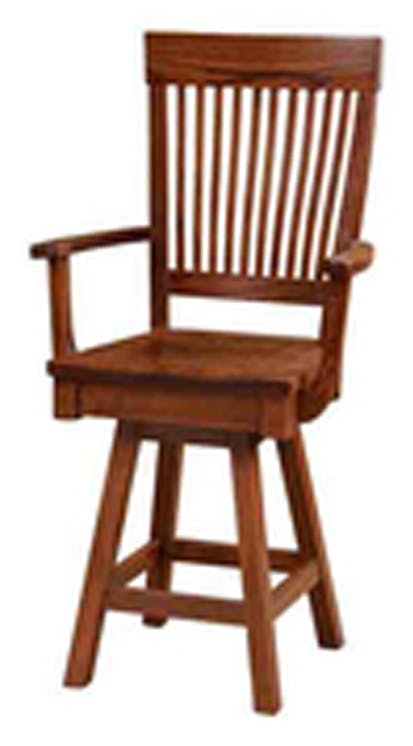 Still Fork 240393 Chairs and Stools Hamilton 24 inch Arm Bar Chair Still Fork 240393 Chairs and Stools Hamilton 24 inch Arm Bar Chair