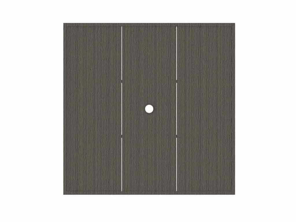 Summer Classics 132731 Horizon 42 Inch Square Table Top Slate Grey