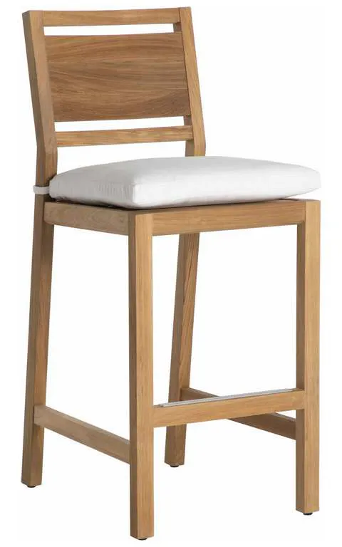 Summer Classics 1303 Avondale Teak Bar Stool Summer Classics 1303 Avondale Teak Bar Stool