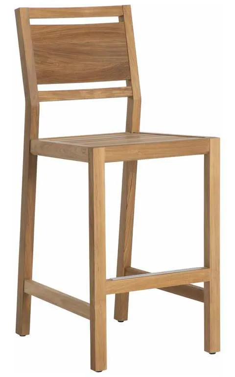Summer Classics 1303 Avondale Teak Bar Stool Summer Classics 1303 Avondale Teak Bar Stool