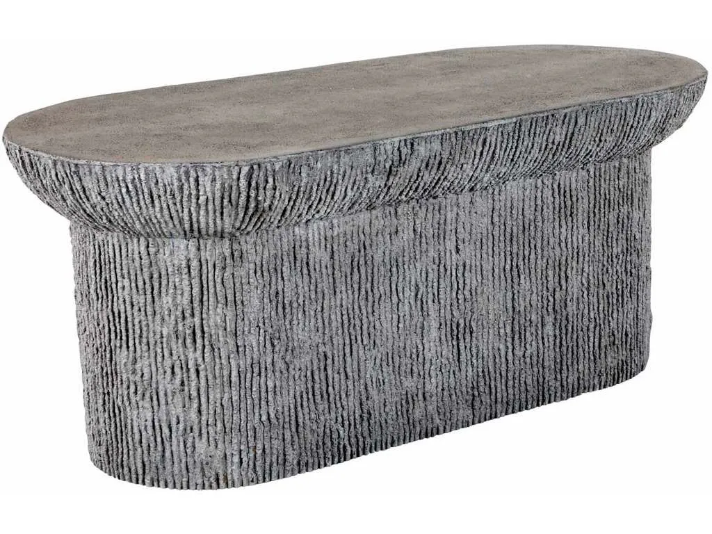 Summer Classics 1756 Cast Stone Brant Oval Coffee Table