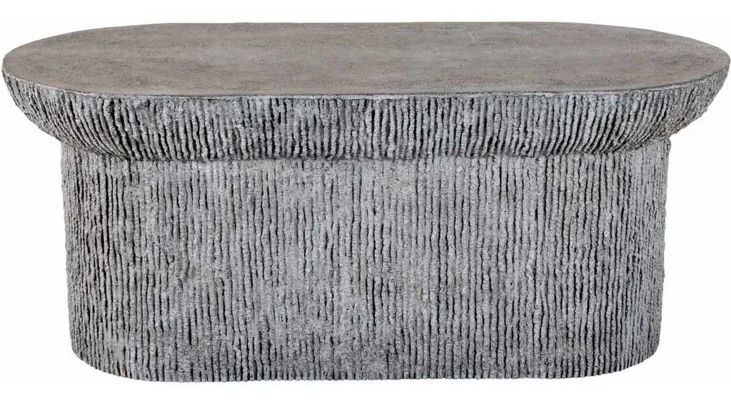 Summer Classics 1756 Cast Stone Brant Oval Coffee Table Summer Classics 1756 Cast Stone Brant Oval Coffee Table