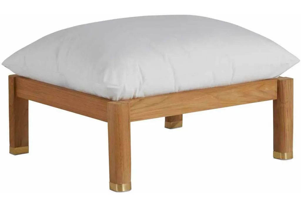 Summer Classics 2404 Monterey Teak Ottoman Summer Classics 2404 Monterey Teak Ottoman