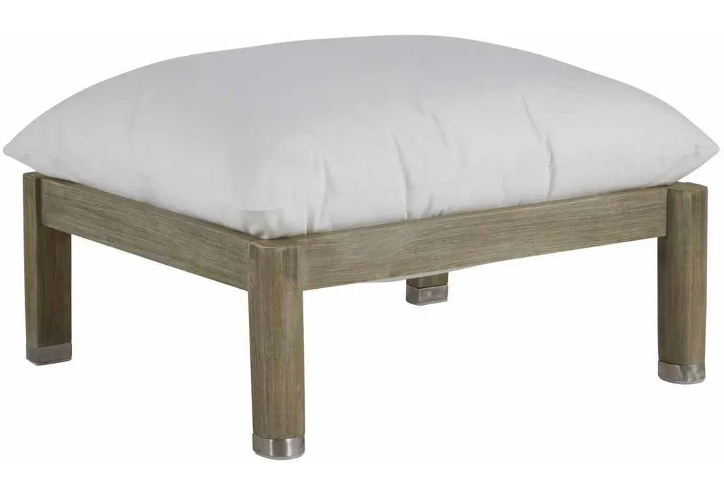 Summer Classics 2405 Monterey Teak Ottoman Stainless Summer Classics 2405 Monterey Teak Ottoman Stainless