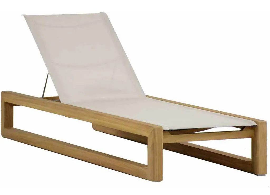 Summer Classics 2943 Malta Teak Chaise Lounge Summer Classics 2943 Malta Teak Chaise Lounge