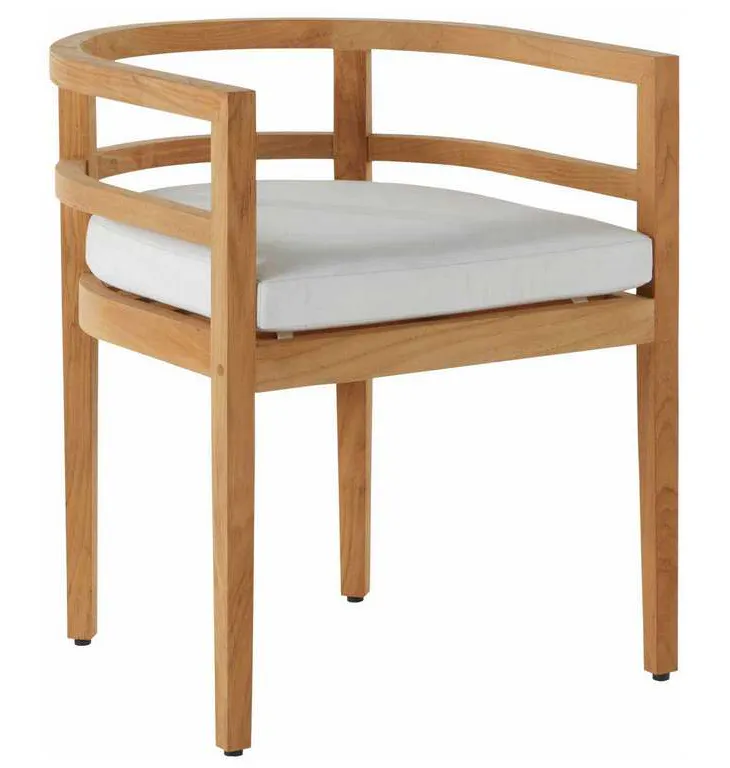 Summer Classics 2789 Santa Barbara Teak Barrel Back Arm Chair Summer Classics 2789 Santa Barbara Teak Barrel Back Arm Chair