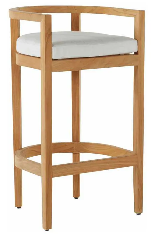 Summer Classics 2792 Santa Barbara Teak 30 inch Barrel Bar Stool Summer Classics 2792 Santa Barbara Teak 30 inch Barrel Bar Stool