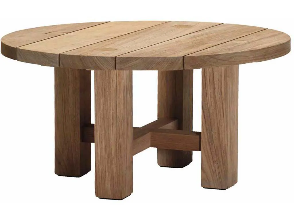 Summer Classics 2839 Croquet Teak Croquet Outdoor Teak Coffee Table