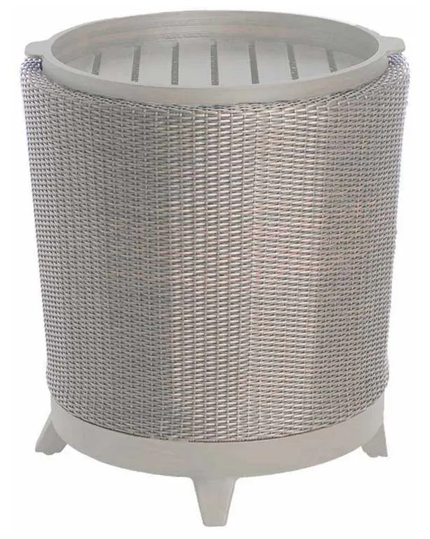 Summer Classics 3176 Halo Round Wicker End Table Summer Classics 3176 Halo Round Wicker End Table