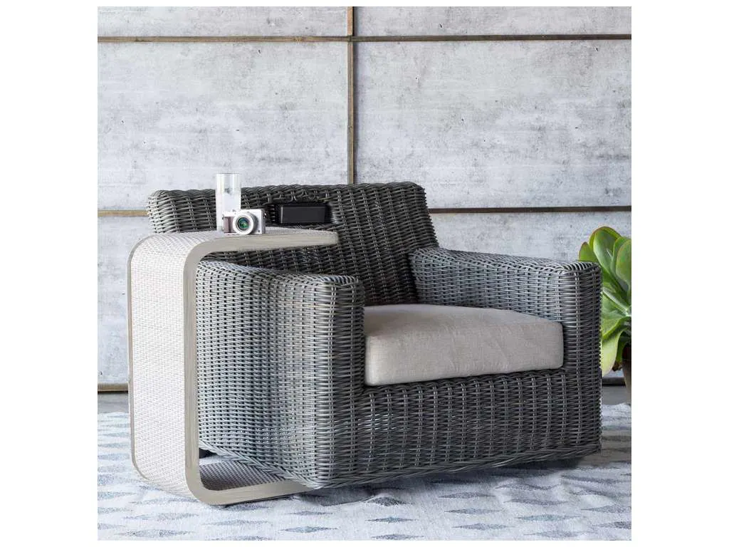 Summer Classics 3754 Rustic Speaker Swivel Lounge