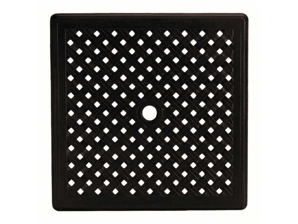 Summer Classics 4282  Double Lattice 32 inch Square Table Top