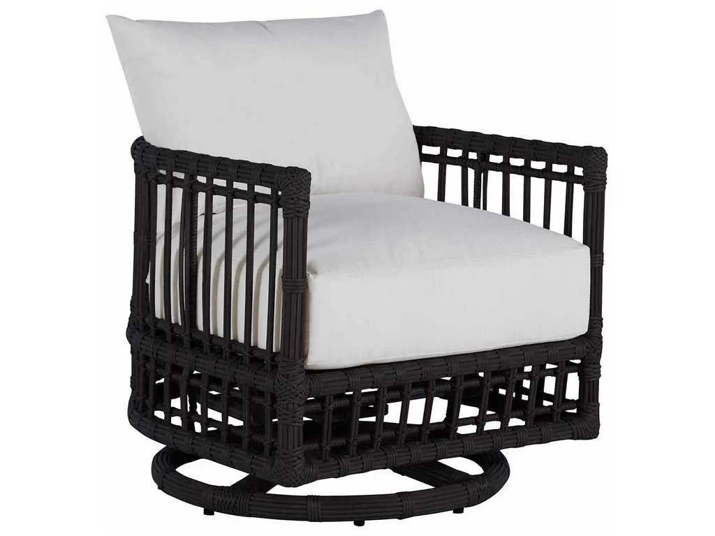 Summer Classics 3243 Newport Barrel Swivel Chair