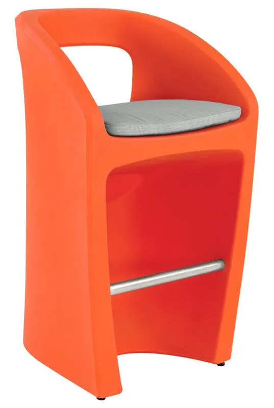 Tropitone 3B172605 Radius Bar Stool with Seat Pad Tropitone 3B172605 Radius Bar Stool with Seat Pad