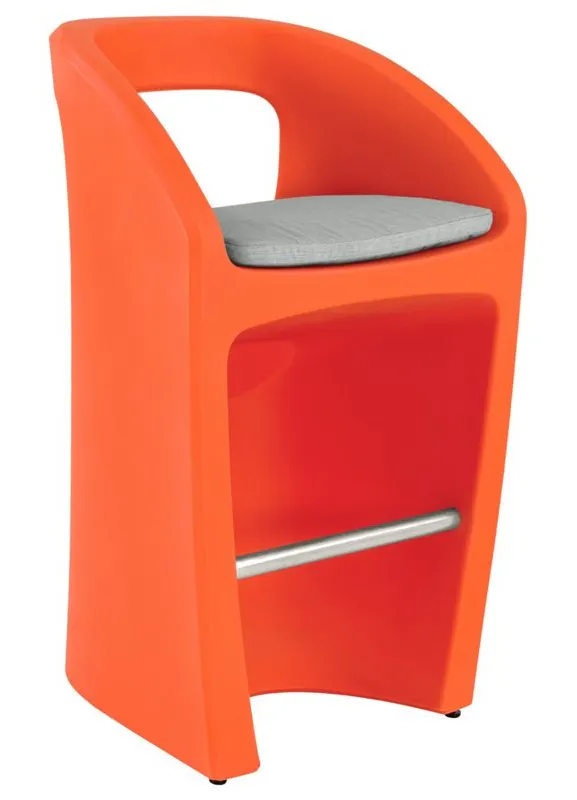 Tropitone 3B172605 Radius Bar Stool with Seat Pad Tropitone 3B172605 Radius Bar Stool with Seat Pad