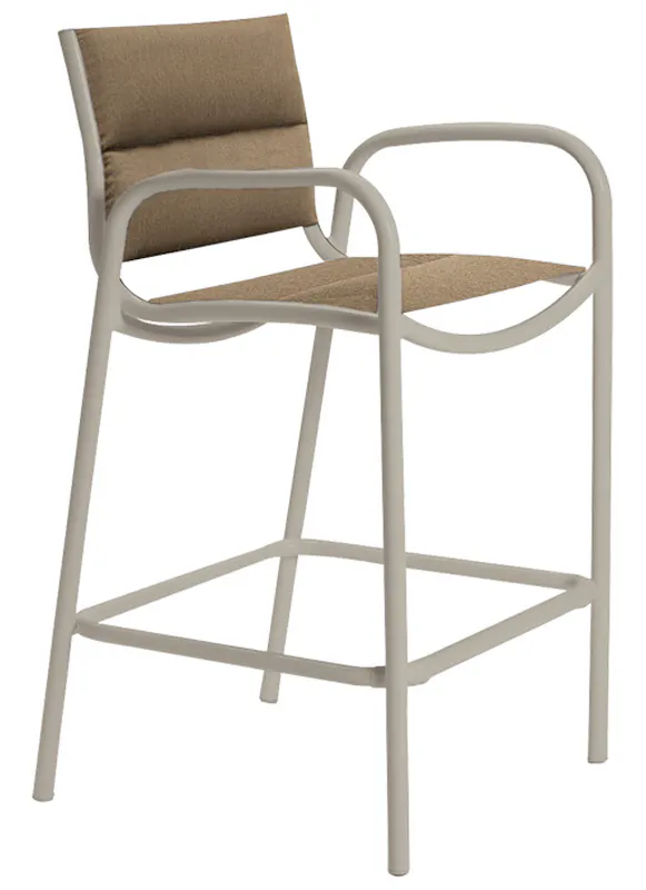 Tropitone 220426PS Millennia Padded Sling Bar Stool Tropitone 220426PS Millennia Padded Sling Bar Stool