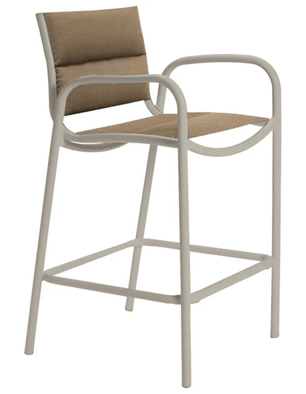 Tropitone 220426PS Millennia Padded Sling Bar Stool Tropitone 220426PS Millennia Padded Sling Bar Stool