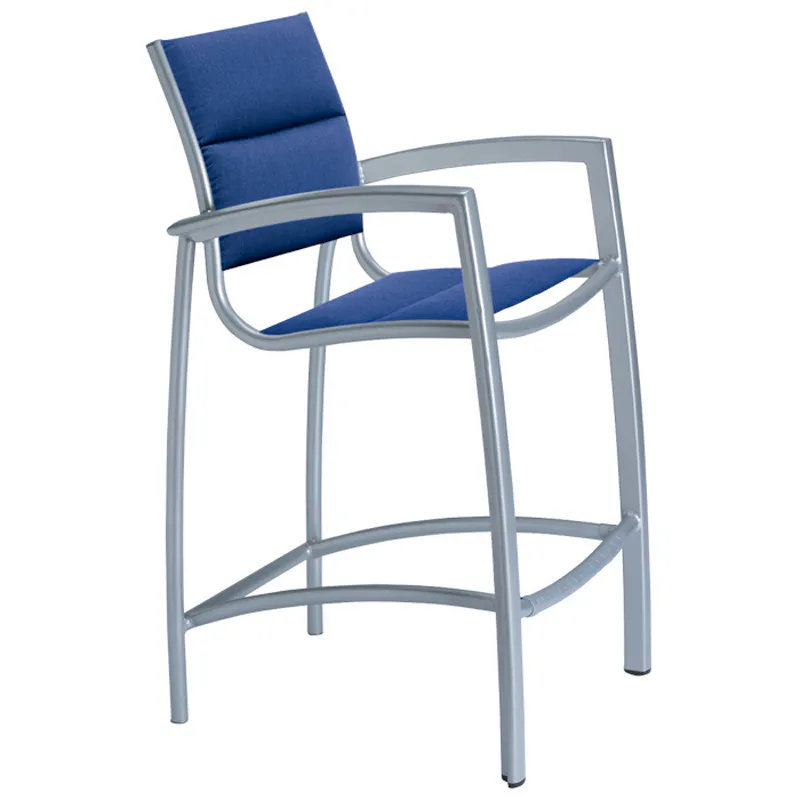 Tropitone 240526PS South Beach Padded Sling Bar Stool