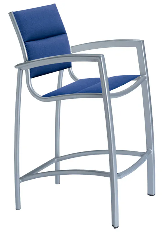 Tropitone 240526PS South Beach Padded Sling Bar Stool Tropitone 240526PS South Beach Padded Sling Bar Stool