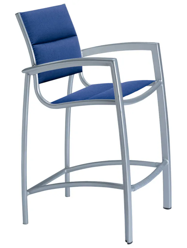 Tropitone 240526PS South Beach Padded Sling Bar Stool Tropitone 240526PS South Beach Padded Sling Bar Stool