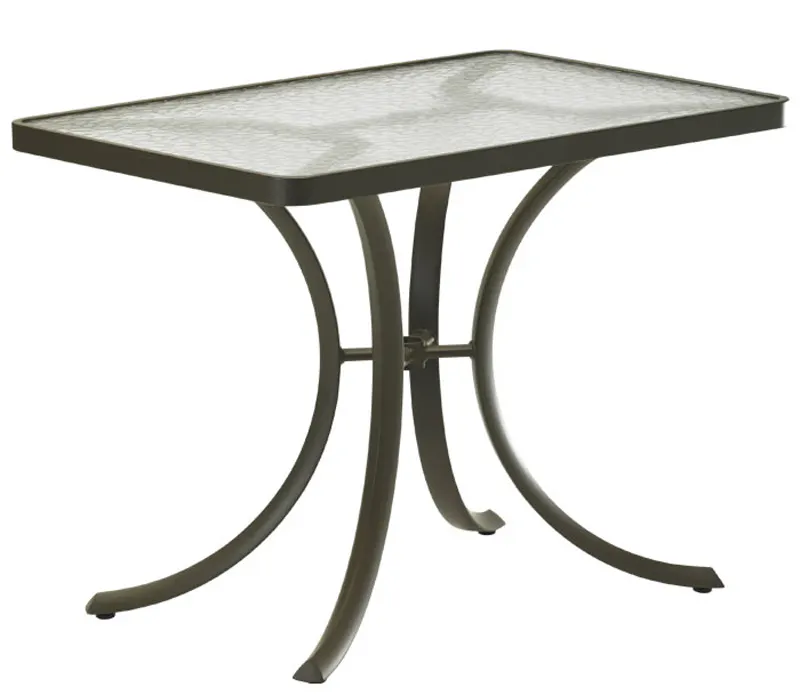 Tropitone 1879 Acrylic and Glass Tables Acrylic 36 inch x 24 inch Rectangular Dining Table Tropitone 1879 Acrylic and Glass Tables Acrylic 36 inch x 24 inch Rectangular Dining Table
