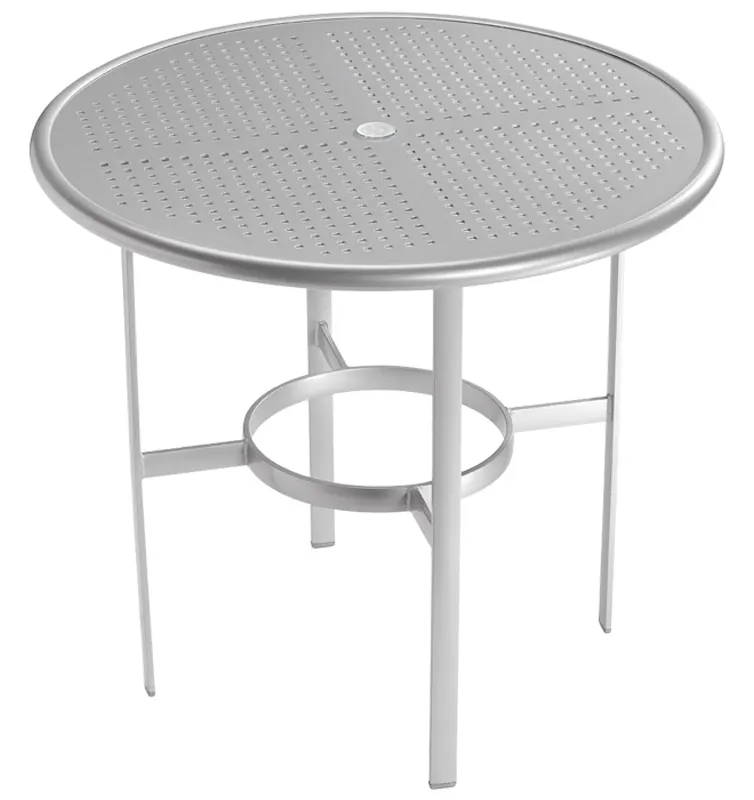 Tropitone 190398SBU Boulevard Tables 42 inch Round Bar Height Umbrella Table Tropitone 190398SBU Boulevard Tables 42 inch Round Bar Height Umbrella Table