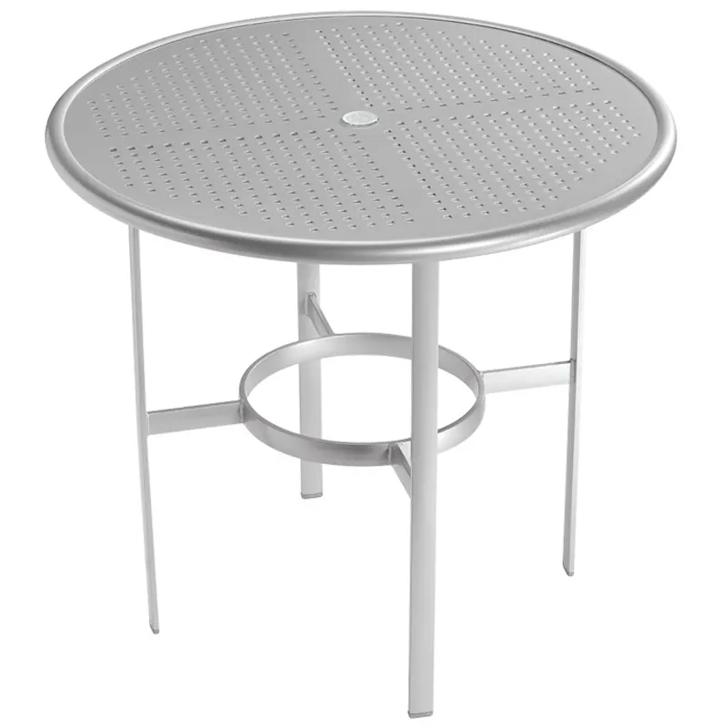 Tropitone 190398SBU Boulevard Tables 42 inch Round Bar Height Umbrella Table Tropitone 190398SBU Boulevard Tables 42 inch Round Bar Height Umbrella Table