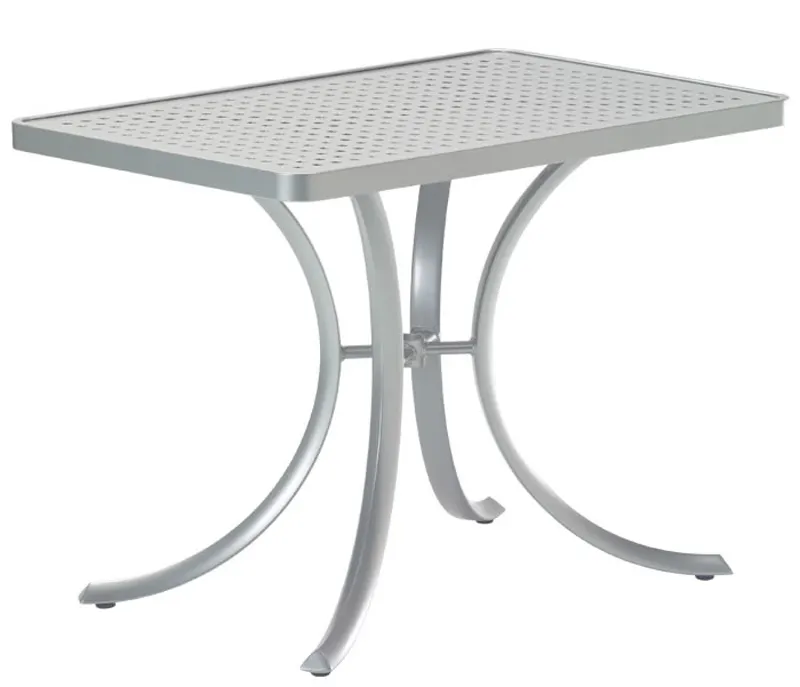 Tropitone 1879SBU Boulevard Tables 36 inch X 24 inch Rectangular Umbrella Table Tropitone 1879SBU Boulevard Tables 36 inch X 24 inch Rectangular Umbrella Table